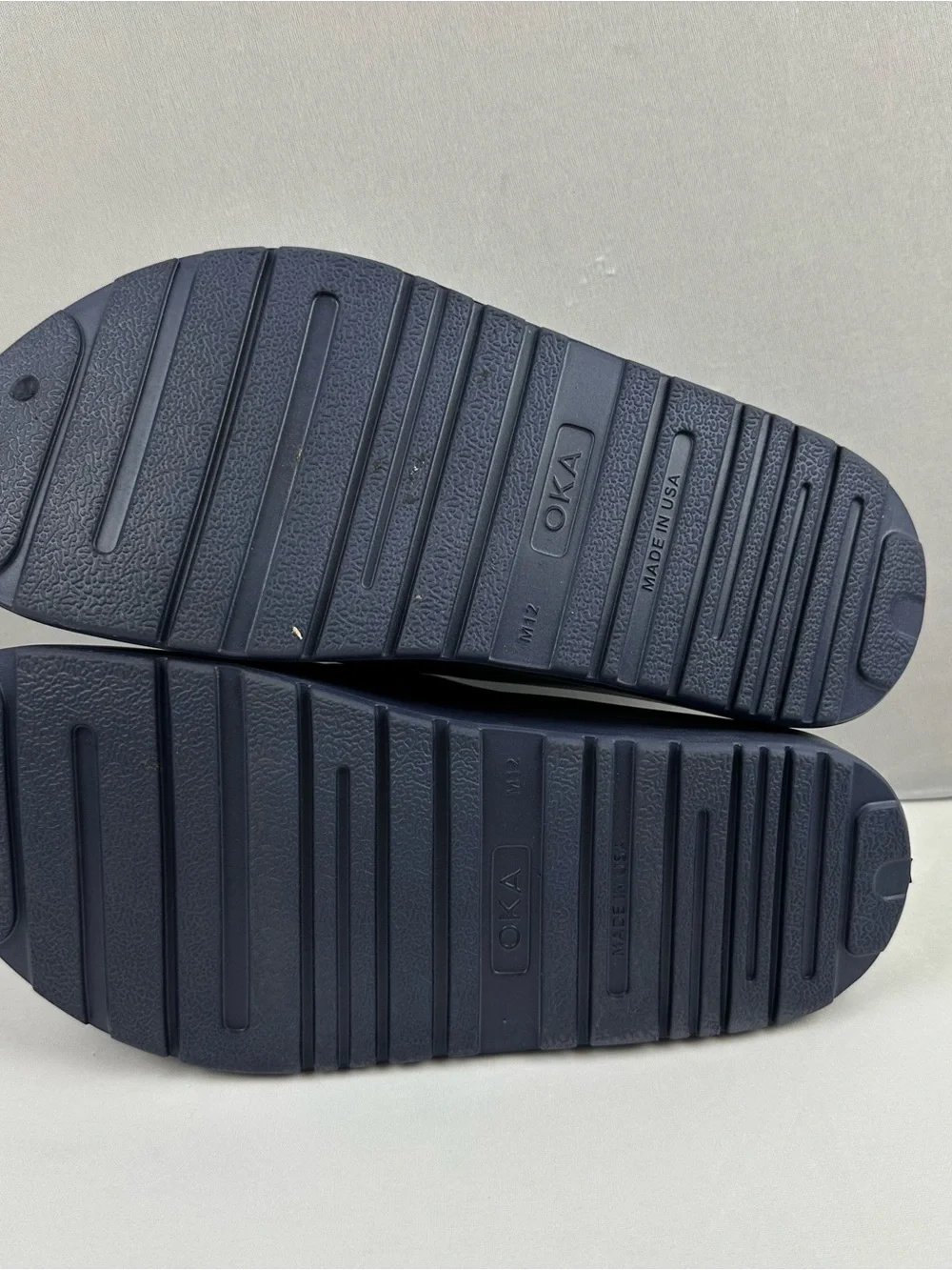 Men's Navy Slip-On Comfort Sandals - Lightweight Loafers & Slip-Ons